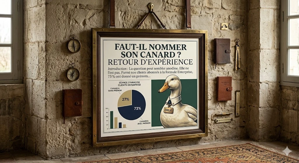 Lire la suite à propos de l’article Le prénom du canard, détail anodin ou facteur clé ?